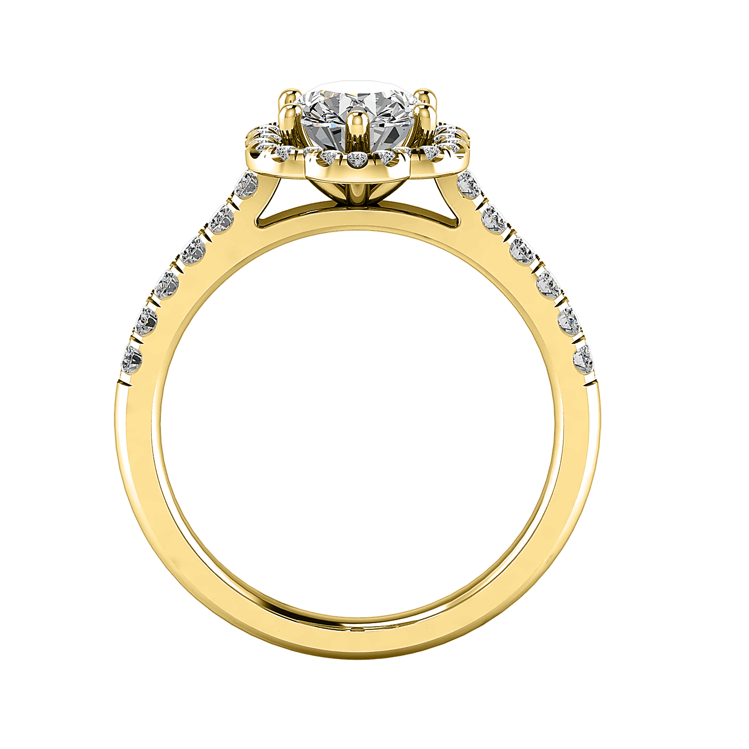 Cali Halo Engagement Ring